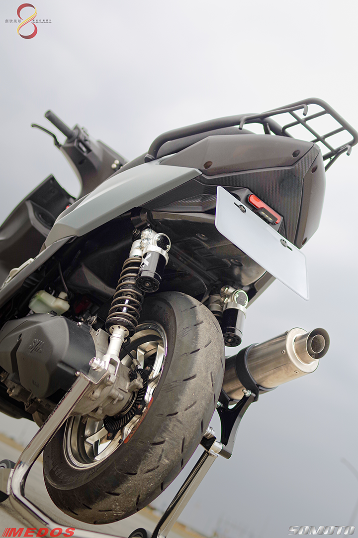 SYM JETSL 廣達車業改裝 - 車尾風景照