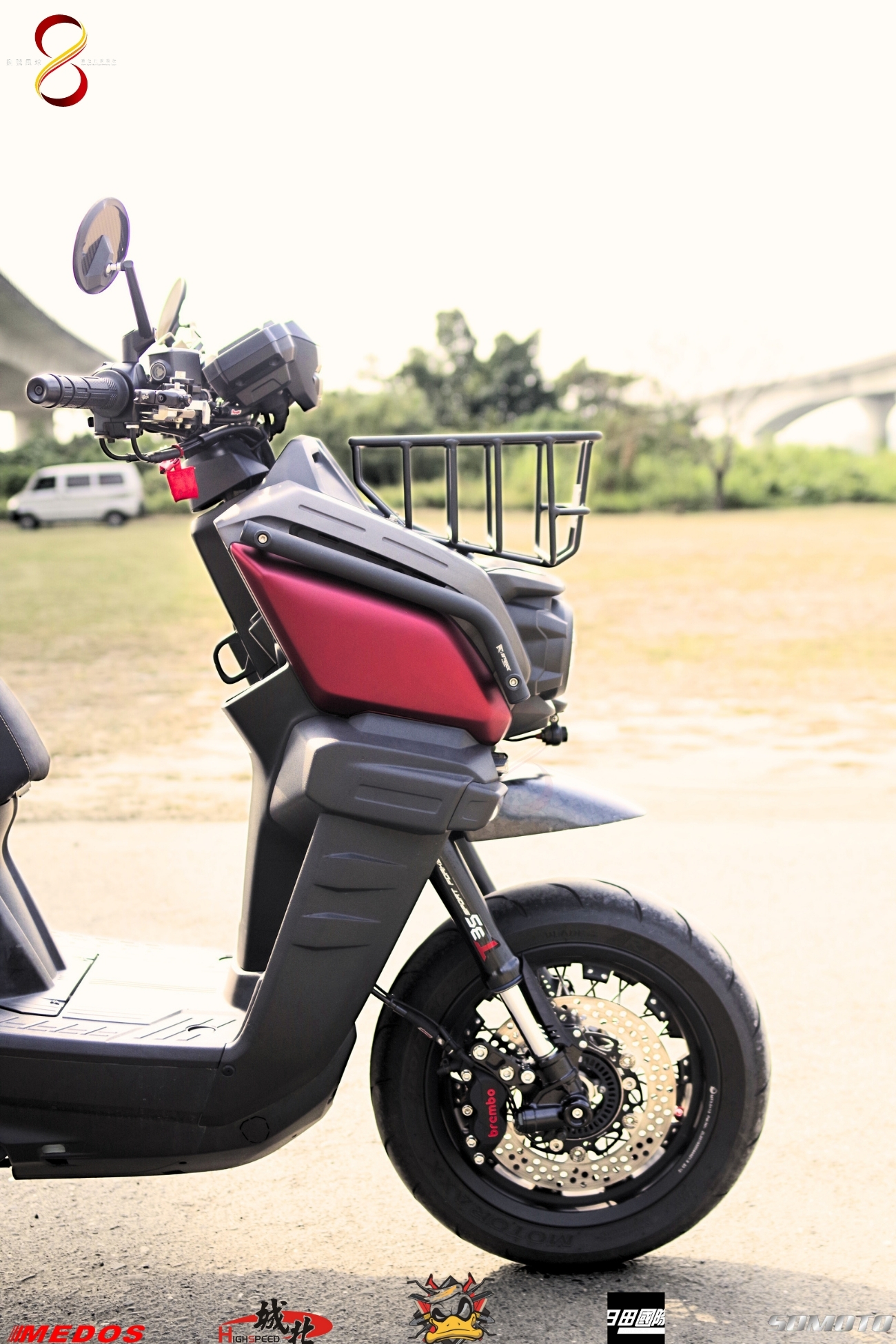 YAMAHA 水冷BWS 騰野車業改裝 - 車頭特寫