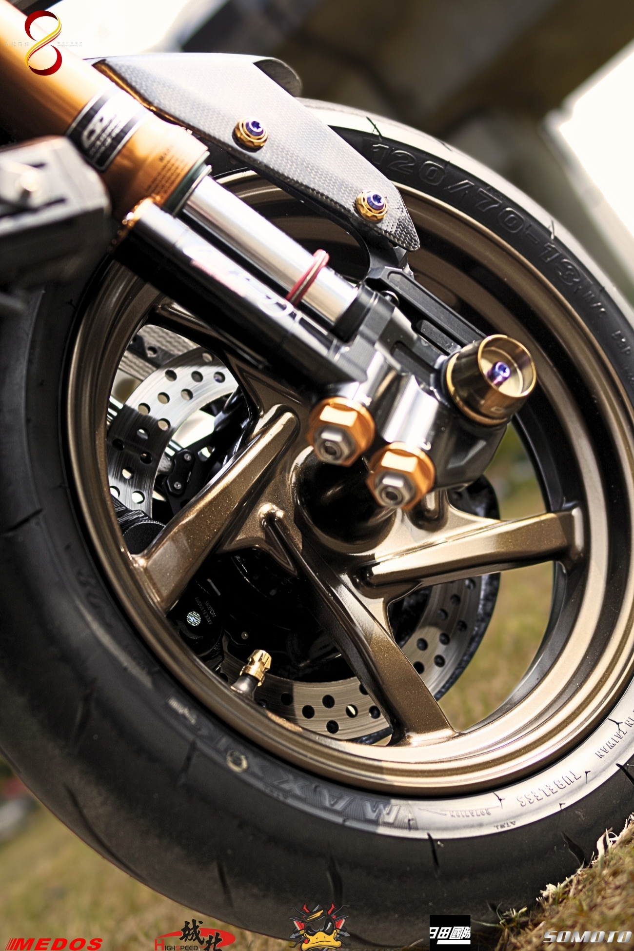 古銅色烤漆輪框