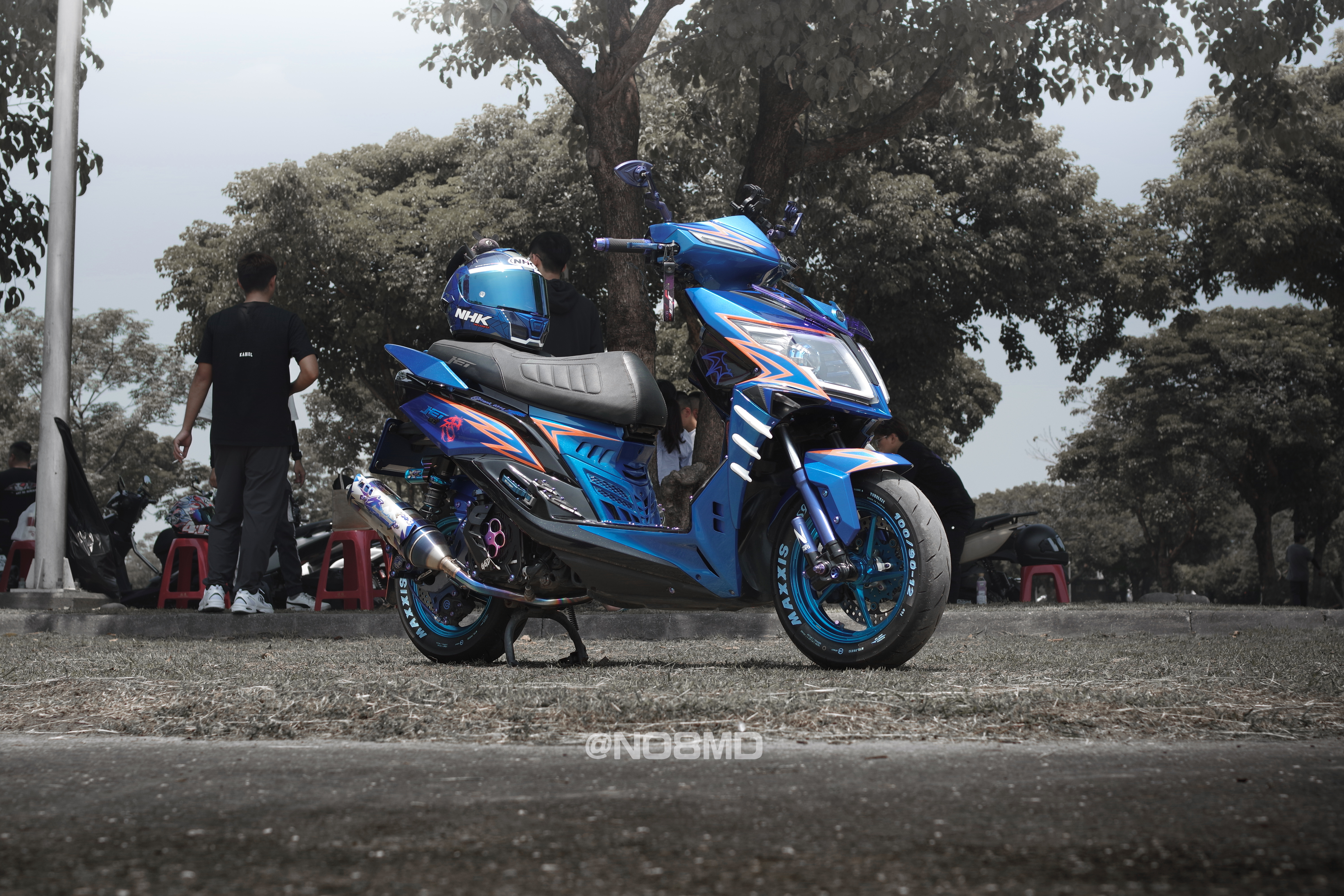 SYM JET SL 逆向偽裝攔截機彩貼