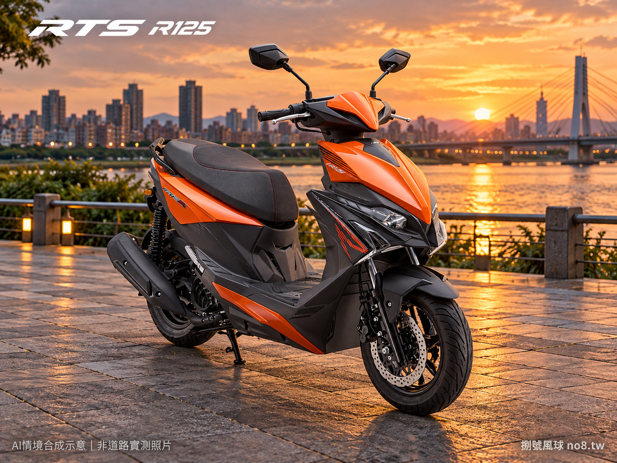 RTS R125|捌號風球原創生活情境合成示意