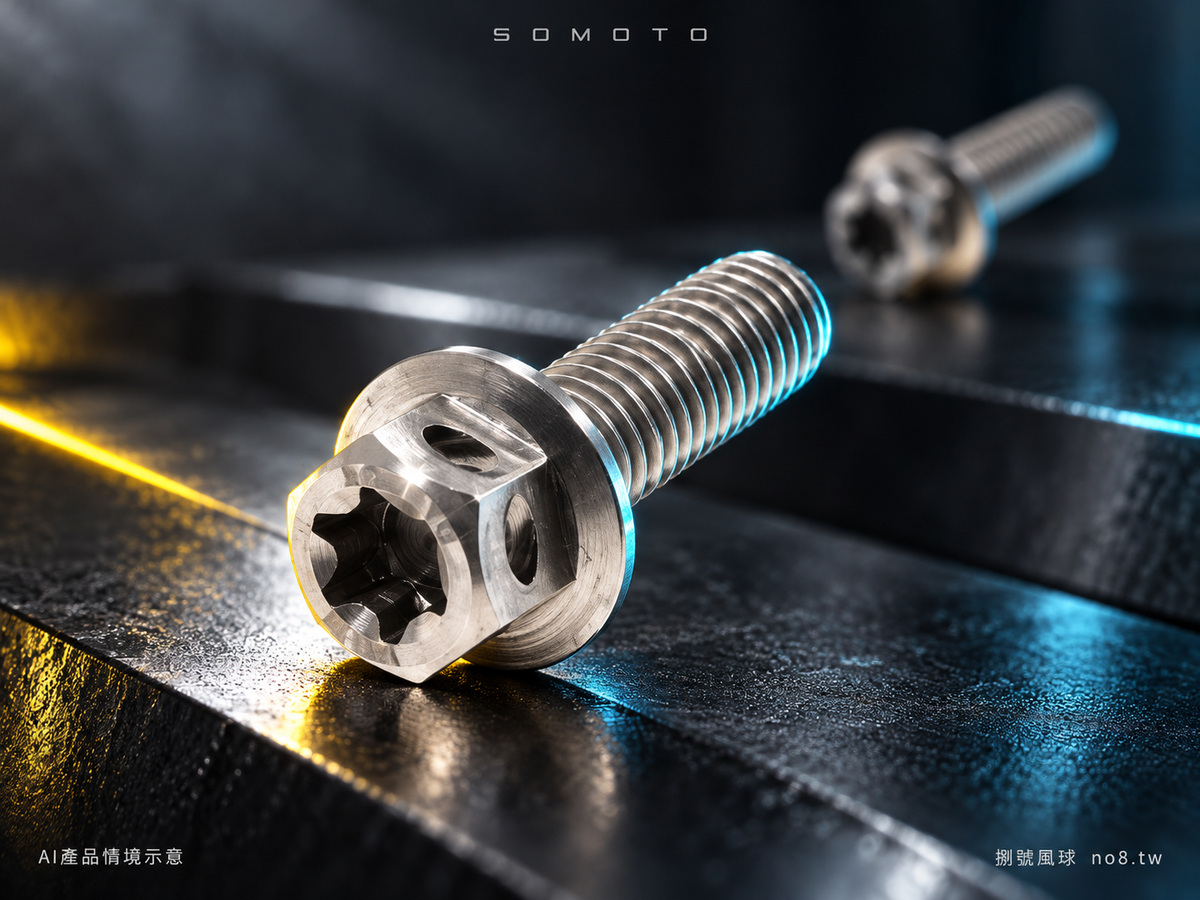 SOMOTO M6×20 P1.0 SUS白鐵螺絲|捌號風球原創產品情境示意
