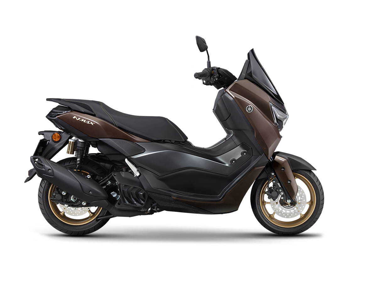 YAMAHA官方台灣NMAX155深棕消光E14602原廠車輛側面