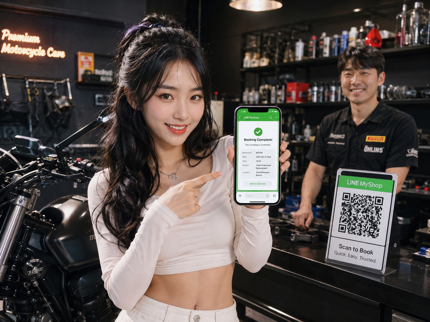 無痛升級的現代化機車行