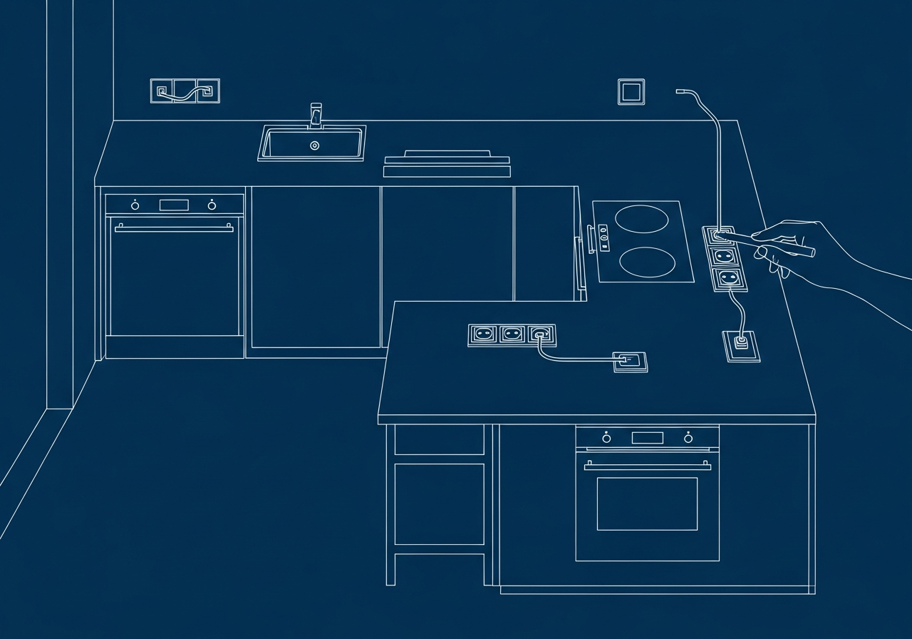 廚房電器配置規劃圖