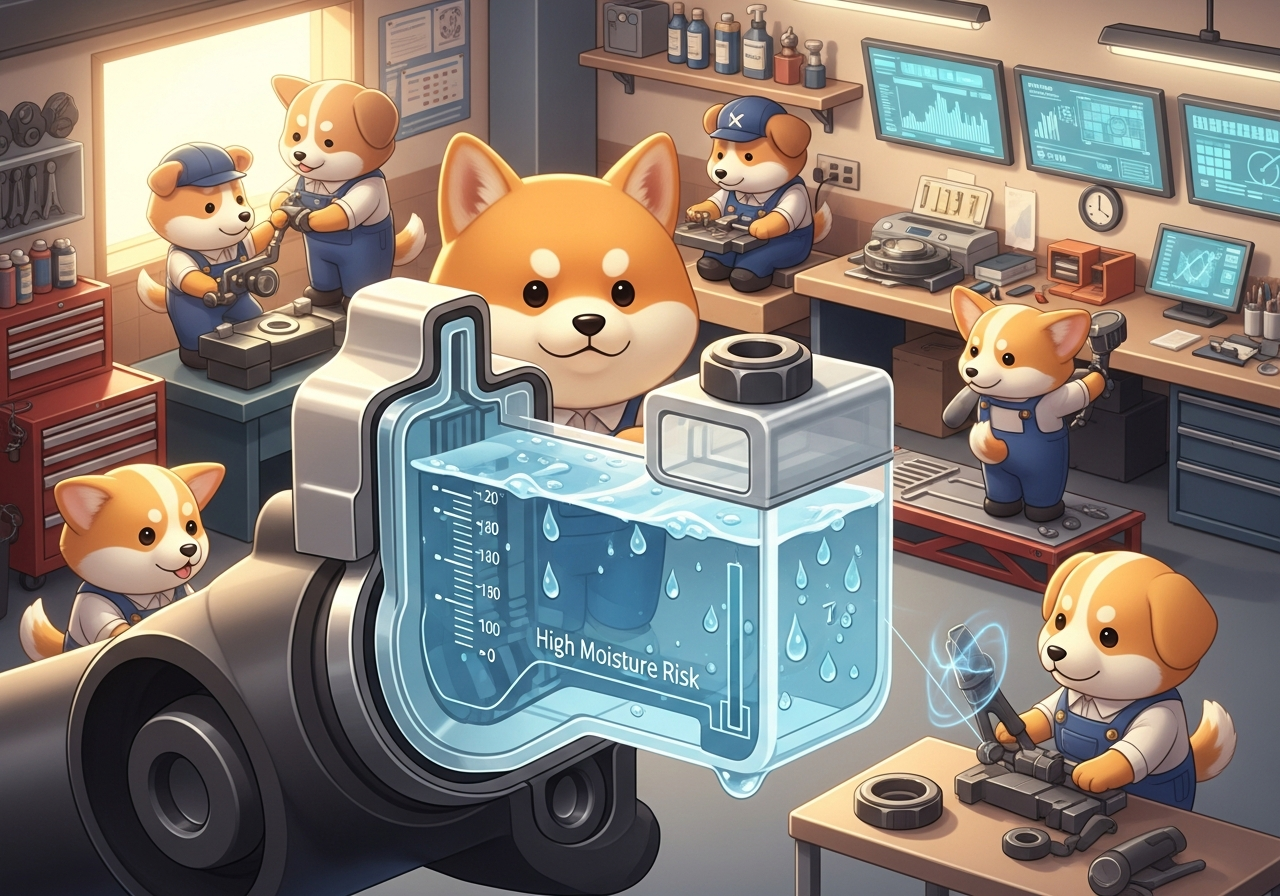 煞車油吸濕性導致性能衰退