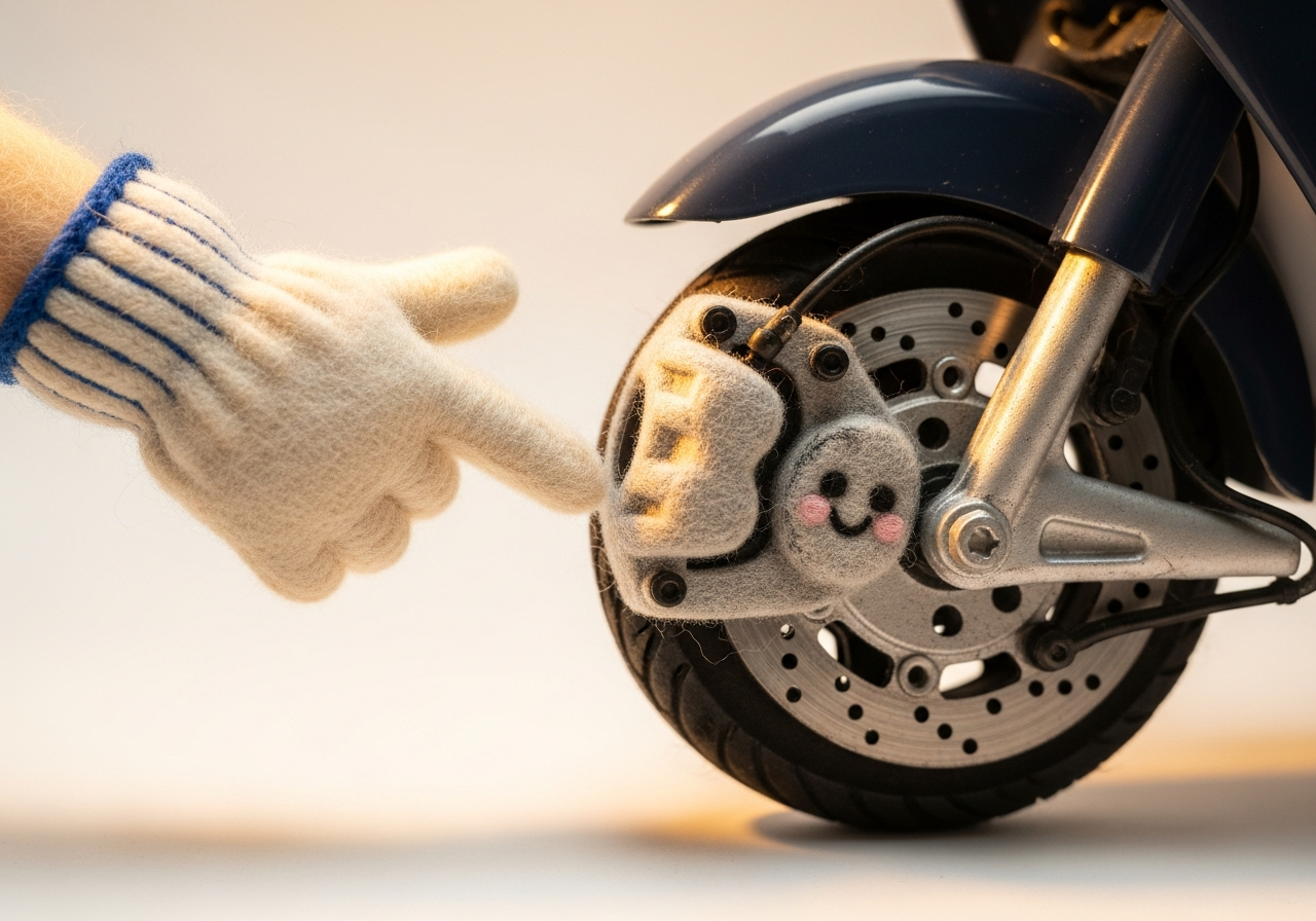 機車煞車系統檢查：煞車皮與碟盤