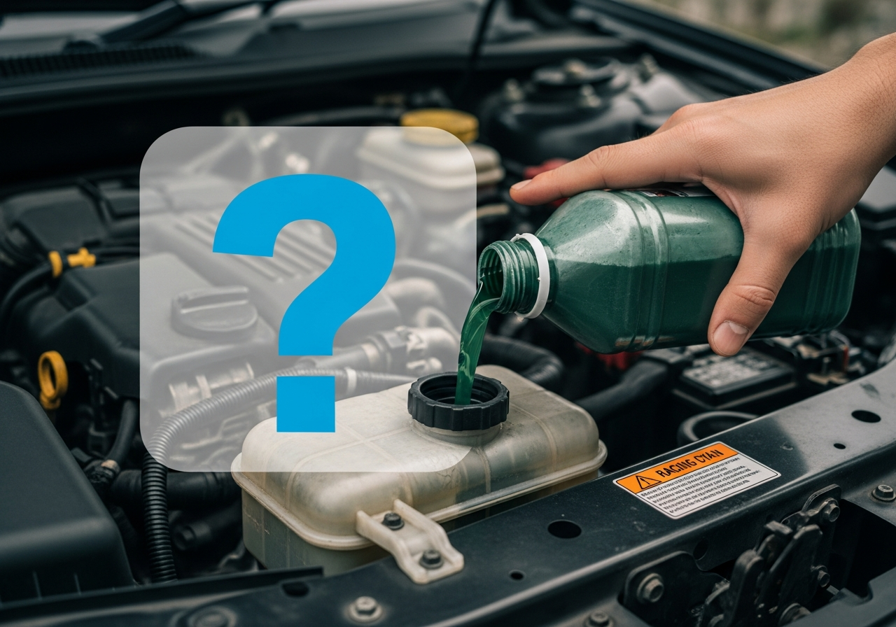 水箱精顏色迷思警示圖