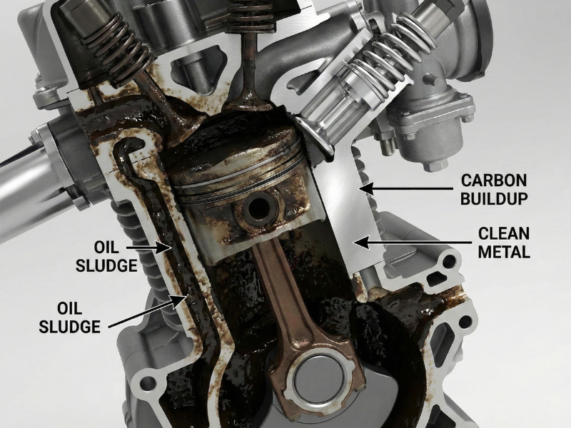 引擎油泥積碳