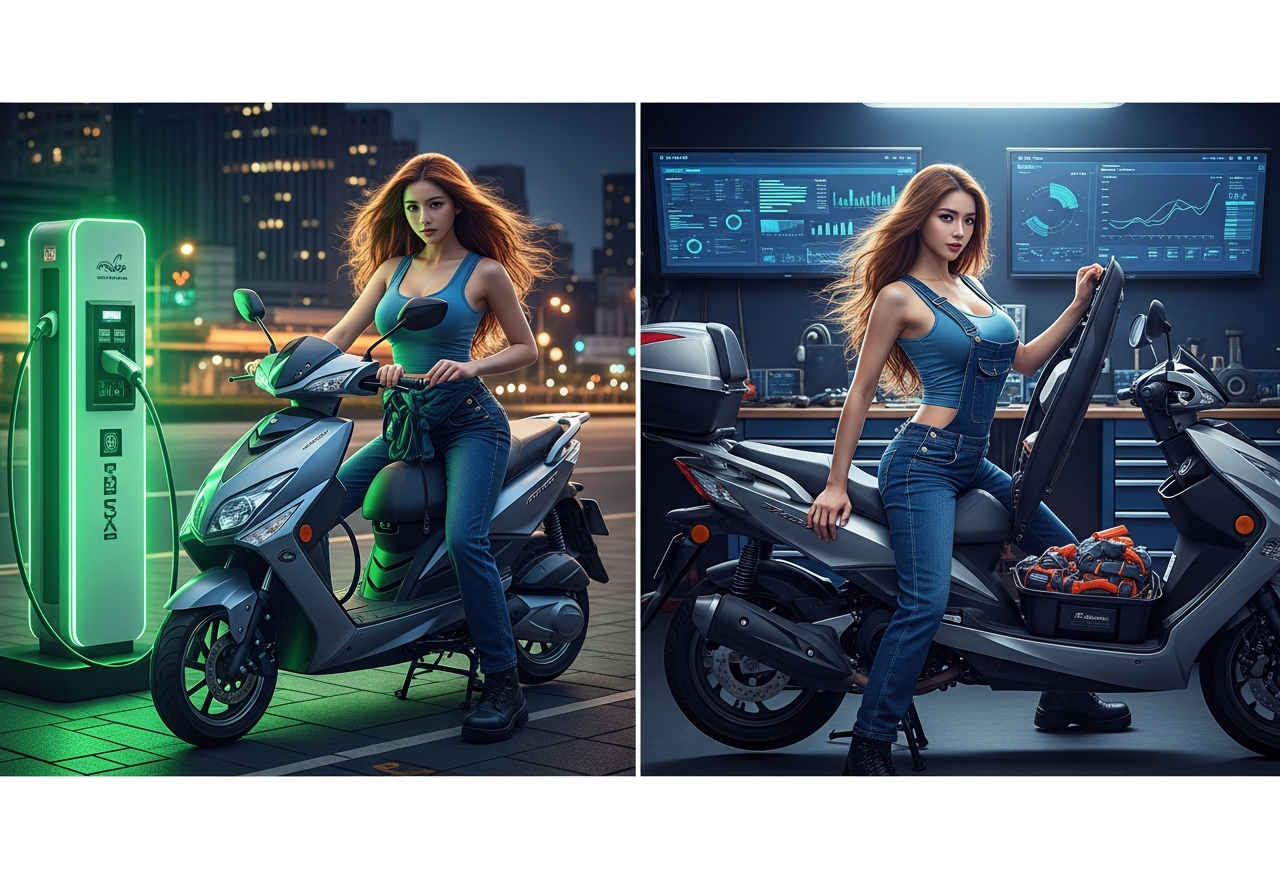 電動車與燃油機車