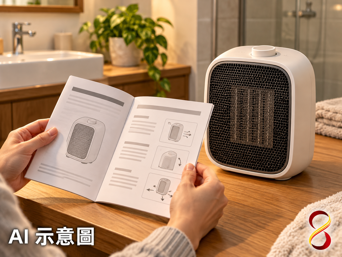 AI 示意圖:核對機型與使用文件,非產品認證證明