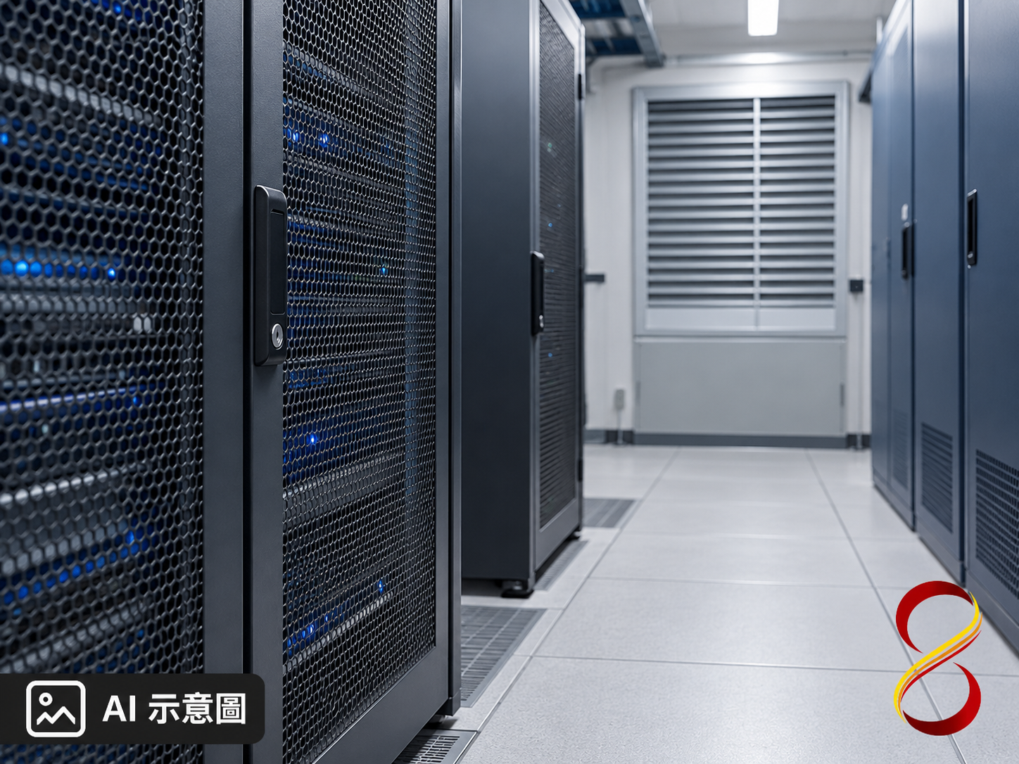 AI 示意圖:保留通風及檢修空間概念