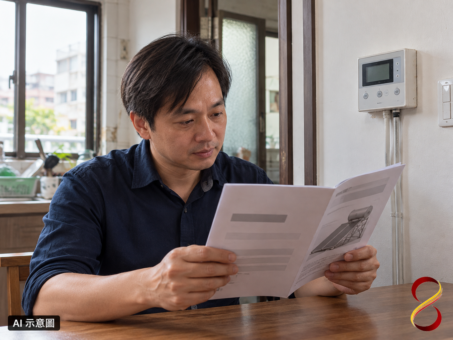 AI 示意圖:輔助控制與文件核對