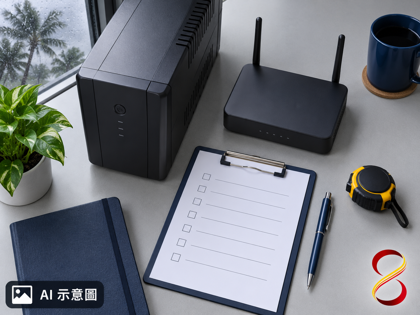 AI 示意圖:先盤點負載,沒有接線或量測值