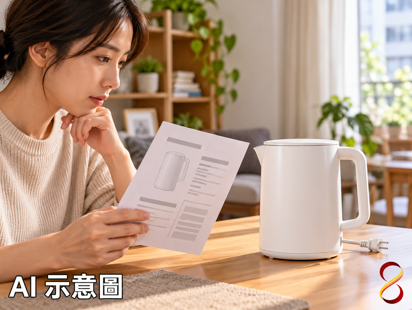 AI 示意圖：核對本體與文件概念，非真實額定規格