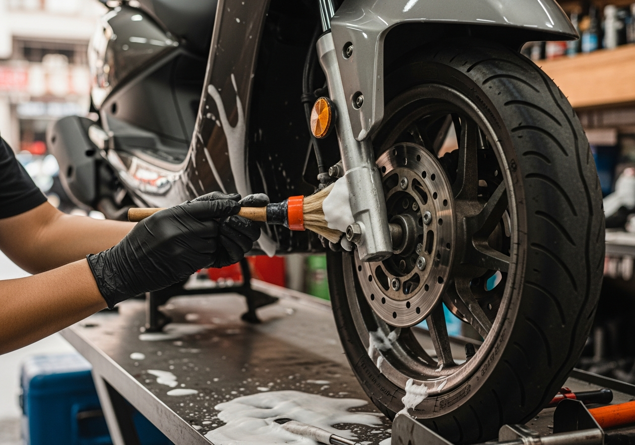 專業輪框刷洗技巧