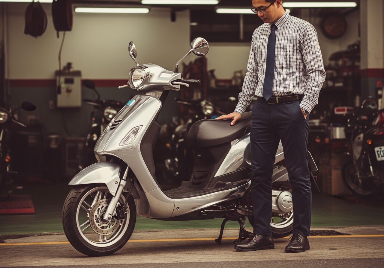 完成洗車後的質感生活