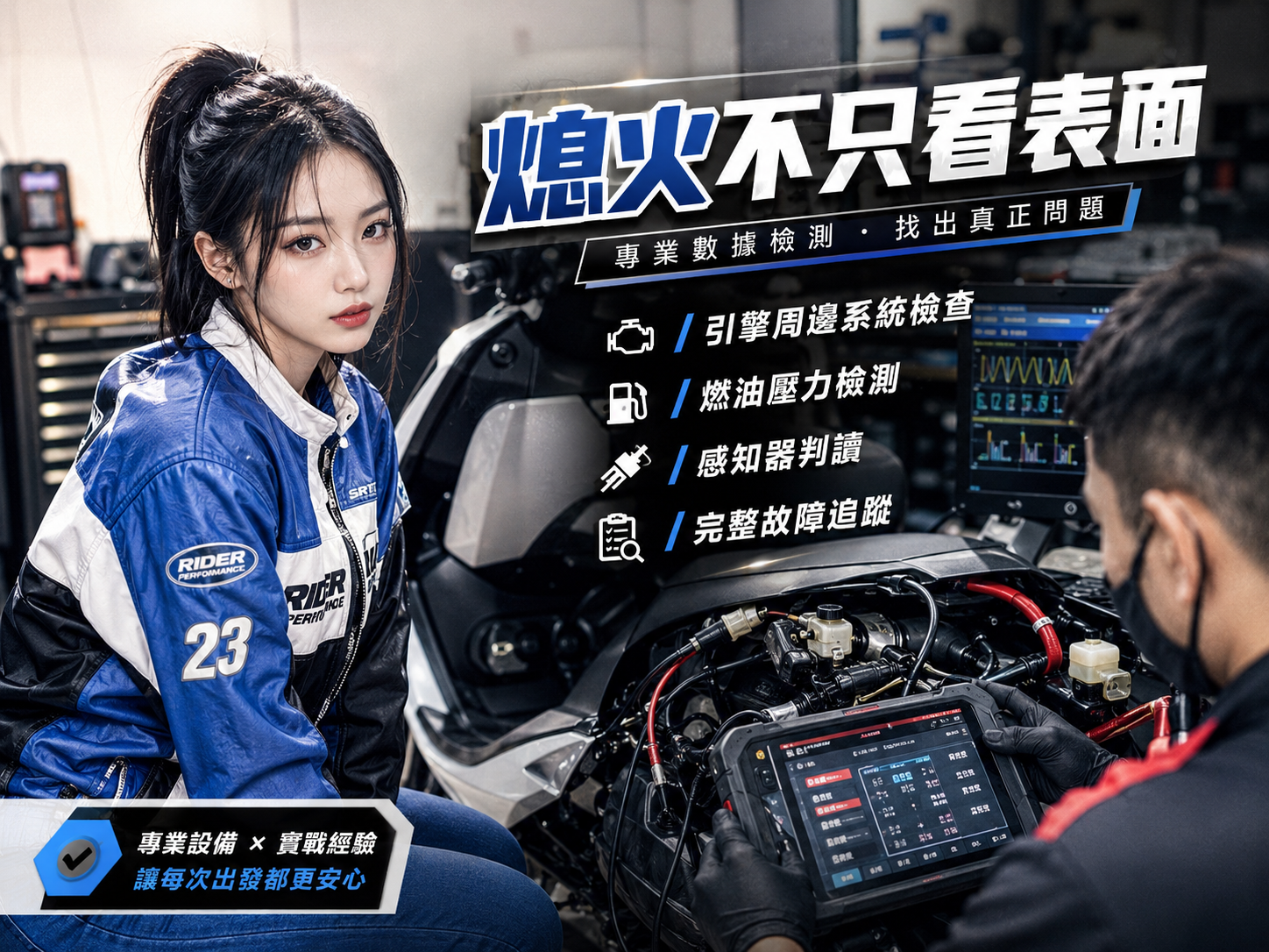 因長期缺油過熱而燒毀的機車汽油幫浦特寫