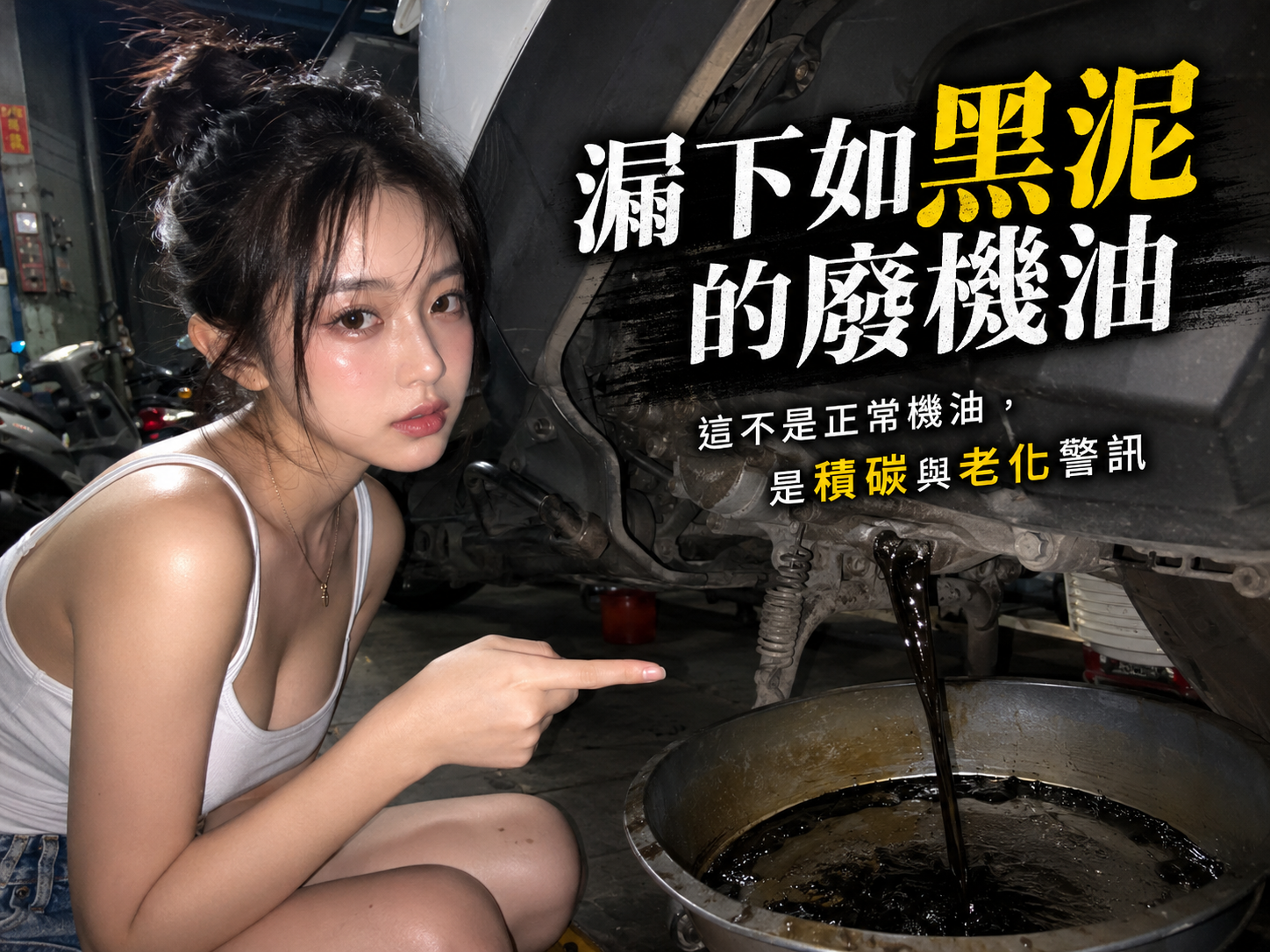 失去油膜保護的金屬零件產生嚴重磨損