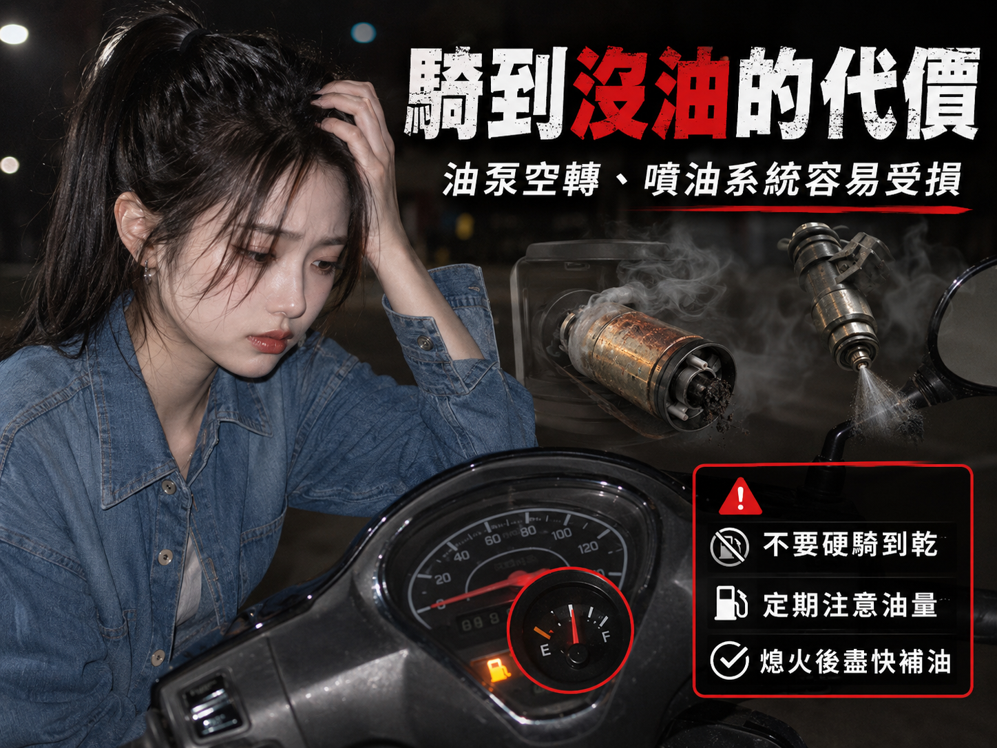 專業技師拆下火星塞檢查點火系統狀況