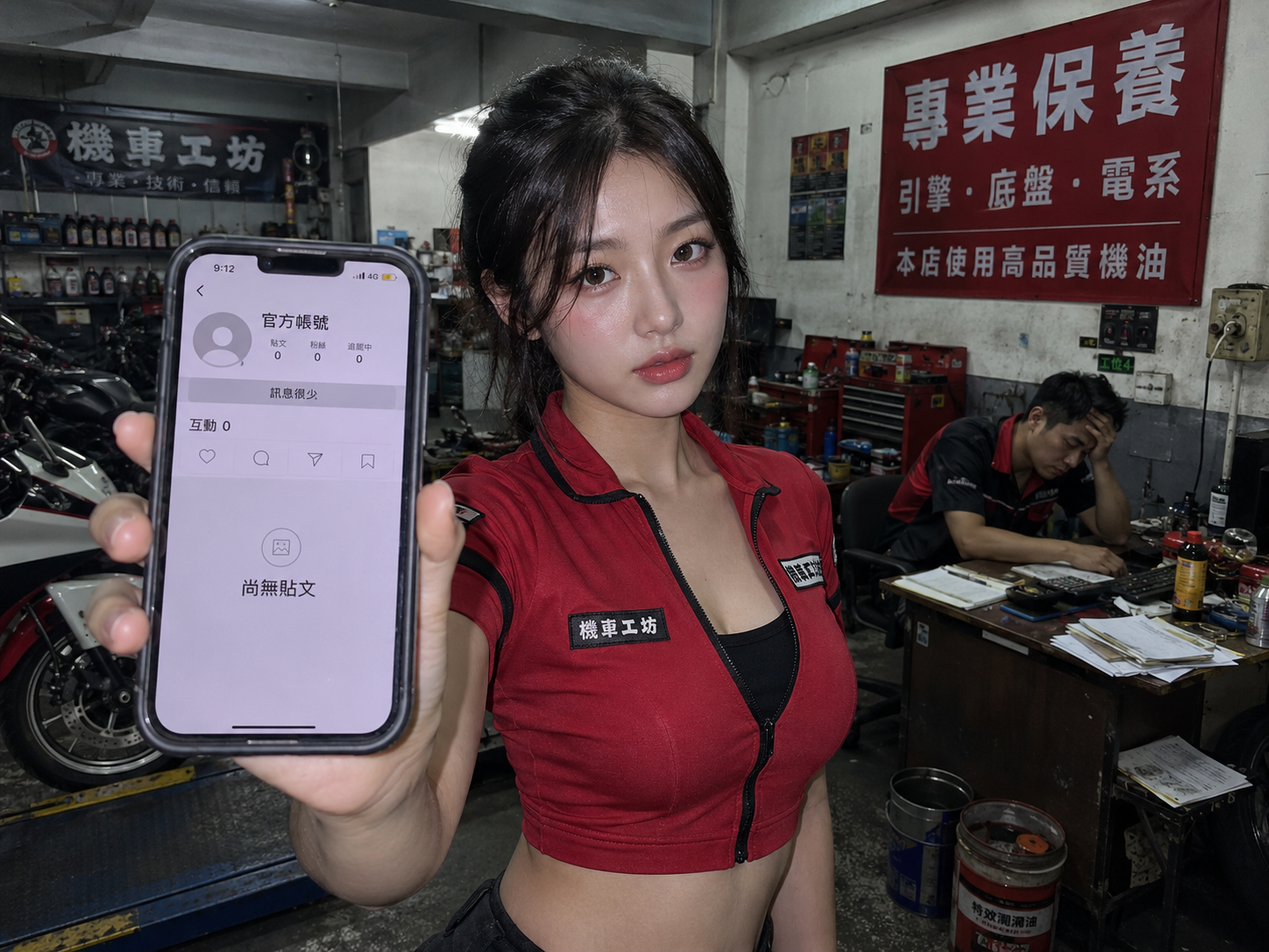 深夜還在回訊息的疲憊老闆