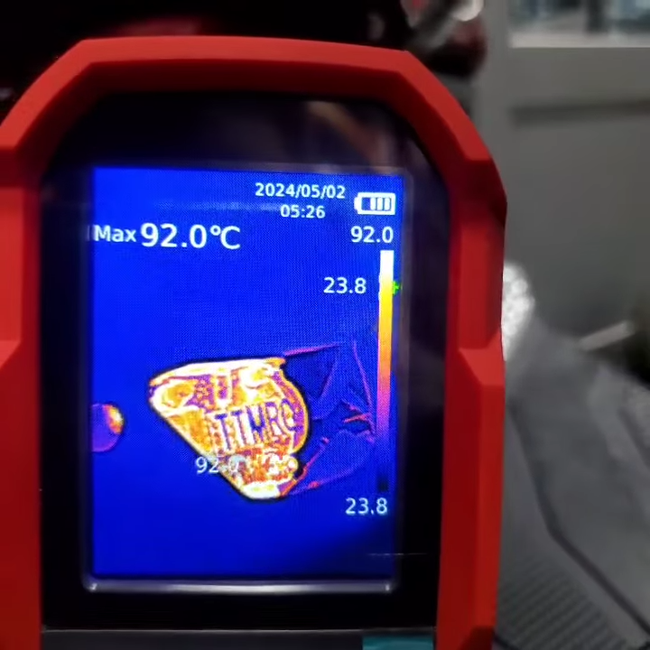 UNI-T UTi260B 熱像儀實測機車油冷排