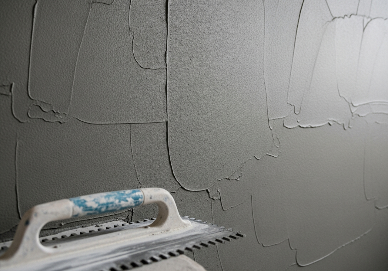 浴室泥作防水層施工