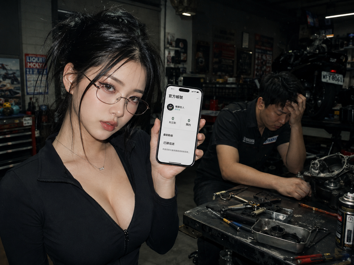 雨天濕滑路面與磨平機車輪胎