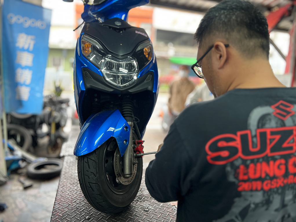 桃園龍潭鈴木機車換機油